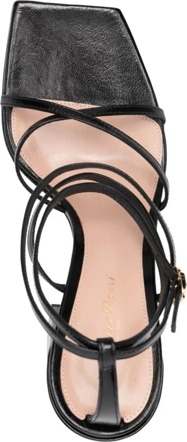 Leather 105mm Sandals - Image 4