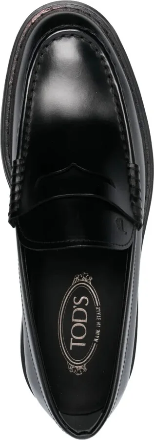 Leather 50mm Penny Loafers - Image 4