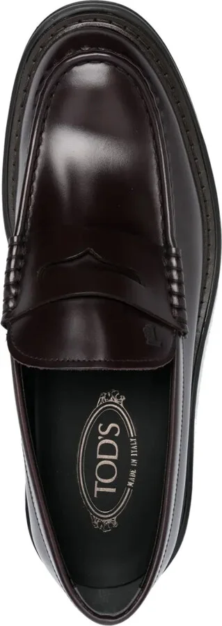 Leather 50mm Penny Loafers - Image 4
