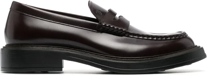 Leather 50mm Penny Loafers