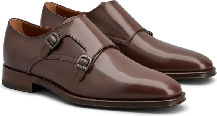 Leather 55mm Monk Shoes - Image 2