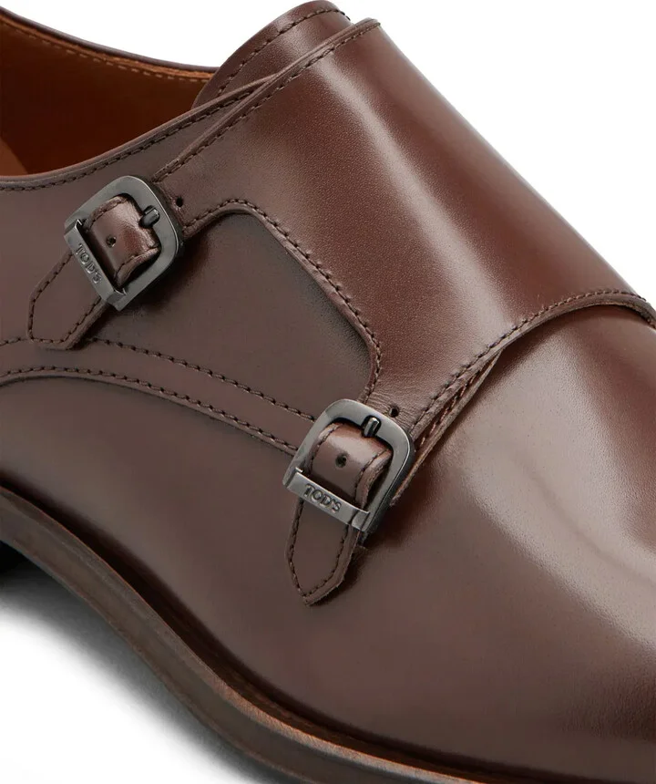Leather 55mm Monk Shoes - Image 5