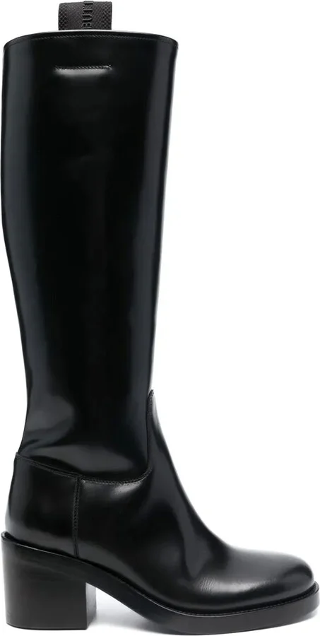 Leather 65mm Long Boots