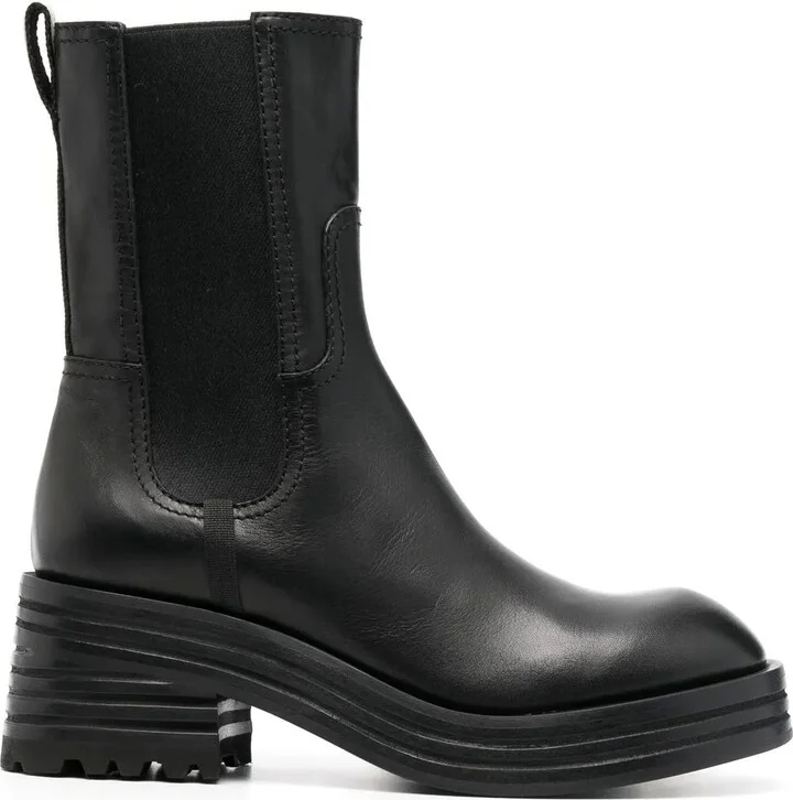 leather 70mm Chelsea boots