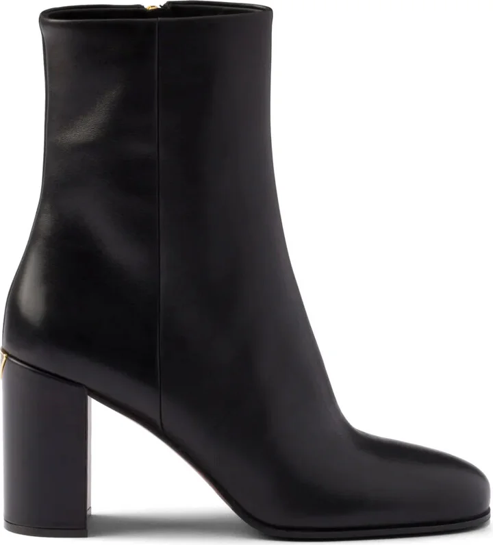 Leather 85mm Booties