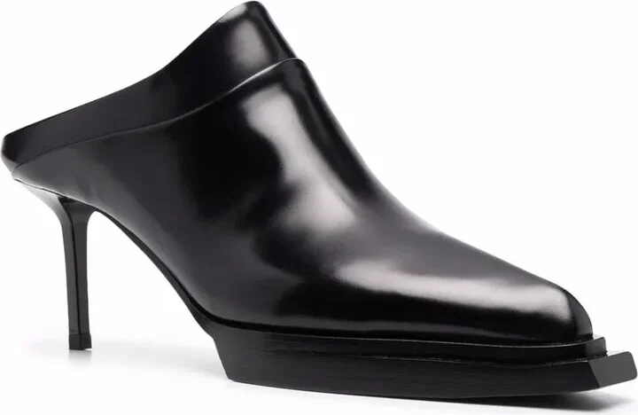 Leather 85mm Mules - Image 2