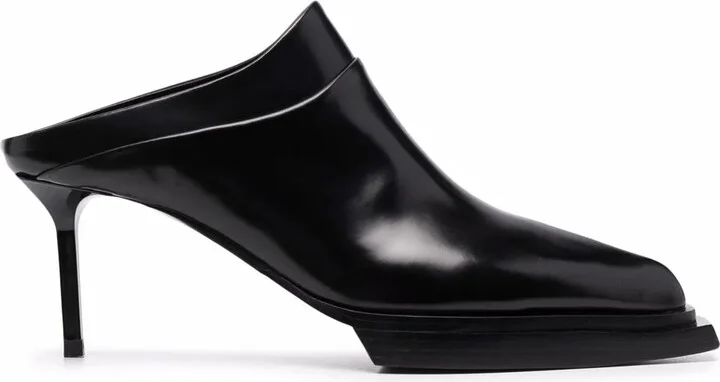 Leather 85mm Mules