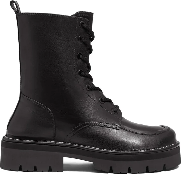 Leather Anatomical-Toe Boots
