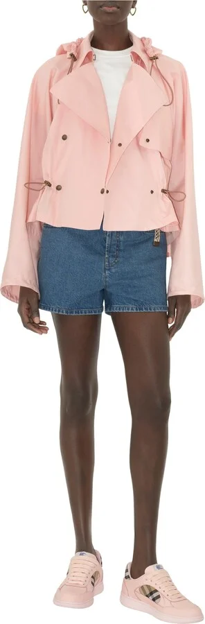 Leather and Check Terrace Sneakers - Image 7