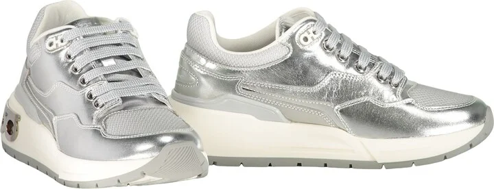 Leather And Fabric Low-top Sneakers - Image 2