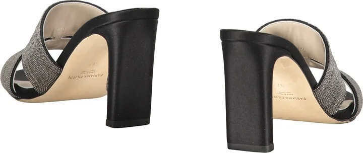 Leather And Fabric Mules - Image 3