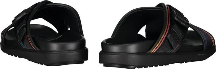 Leather And Fabric Slides - Image 3