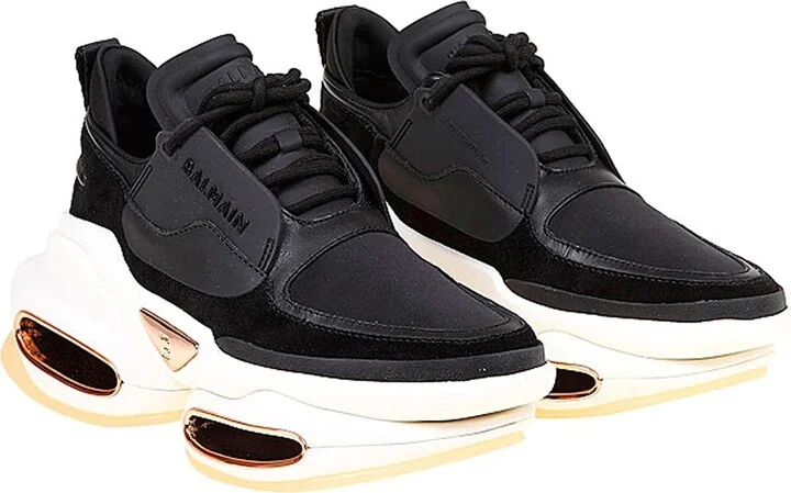 Leather And Fabric Sneakers - Image 2