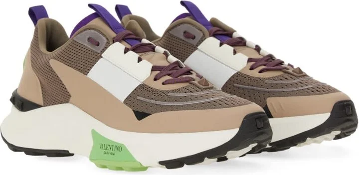 Leather And Mesh Sneaker - Image 2
