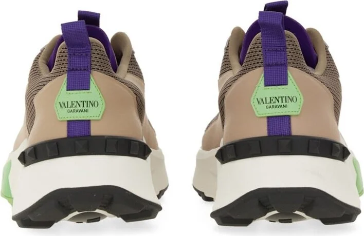 Leather And Mesh Sneaker - Image 3