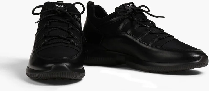 Leather and neoprene sneakers - Image 2