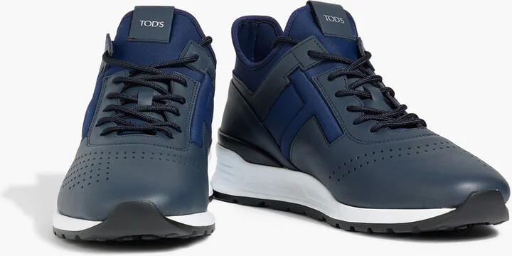 Leather and neoprene sneakers - Image 2