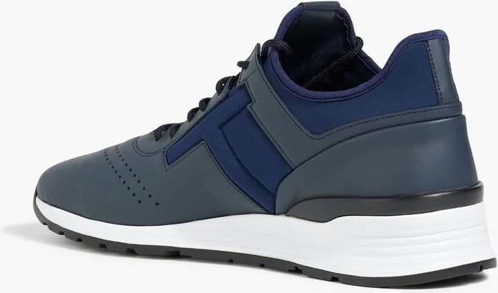 Leather and neoprene sneakers - Image 3