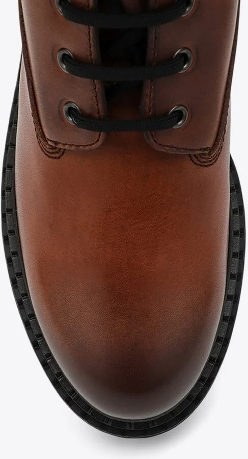 Leather and Re-Nylon Ankle Boots - Image 2