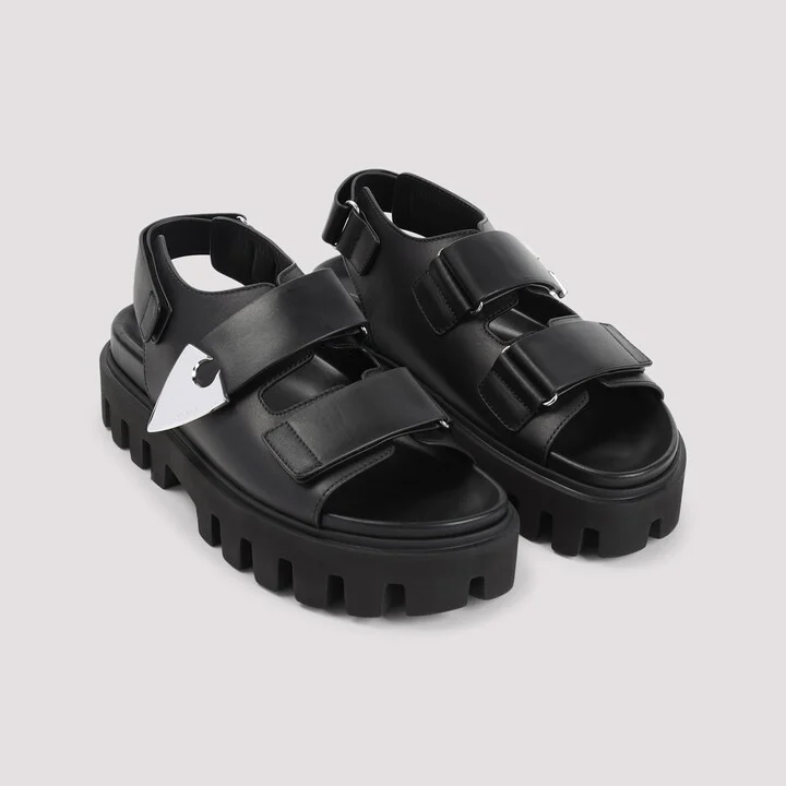 Leather And Rubber Sandals - Image 5