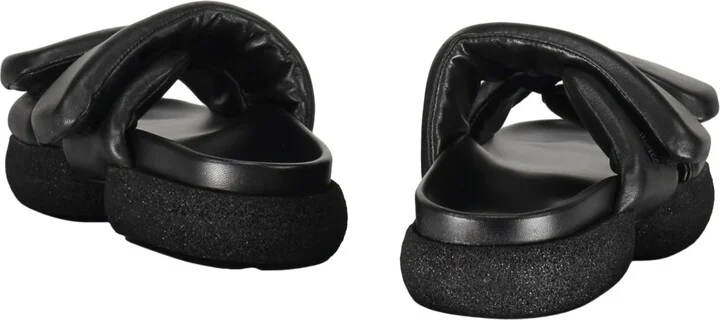 Leather And Rubber Slides - Image 3