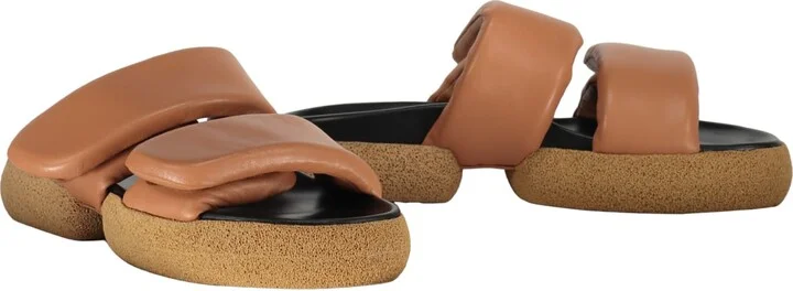 Leather And Rubber Slides - Image 2