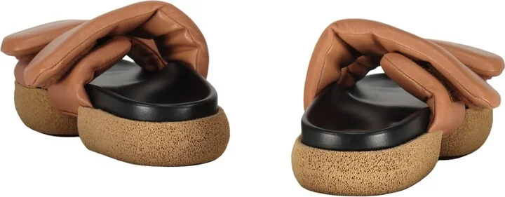 Leather And Rubber Slides - Image 3