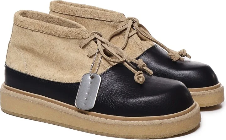Leather And Suede Ankle Boot - Image 2