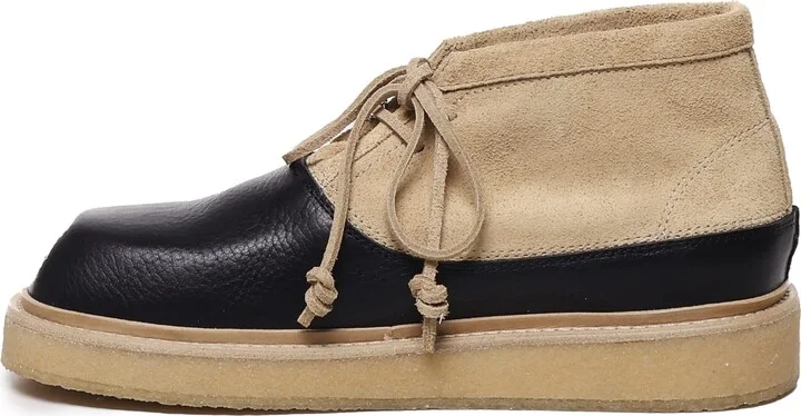 Leather And Suede Ankle Boot - Image 4