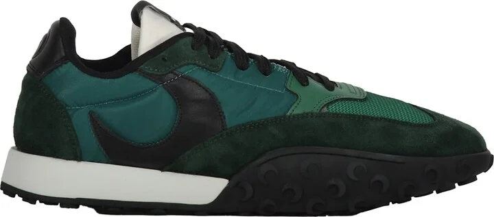 Leather And Suede Inserts Sneakers