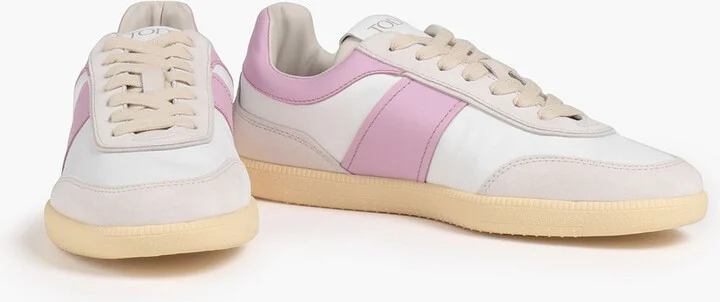 Leather and suede sneakers - Image 2