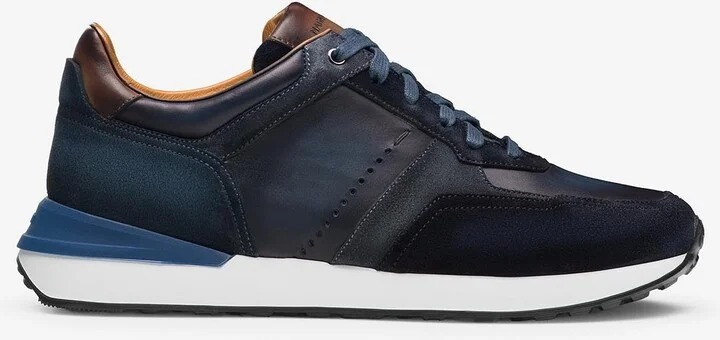 Leather and Suede Sneakers