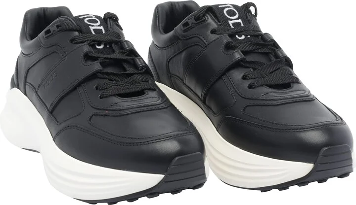 Leather And Technical Fabric Sneakers - Image 2