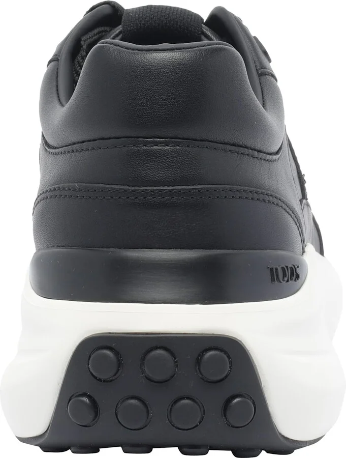 Leather And Technical Fabric Sneakers - Image 4