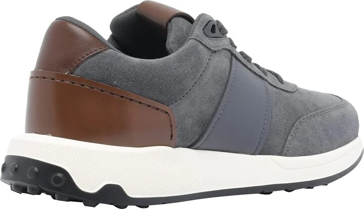 Leather And Technical Fabric Sneakers - Image 3