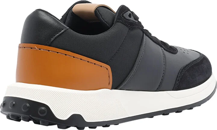 Leather And Technical Fabric Sneakers - Image 3
