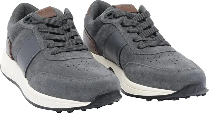 Leather And Technical Fabric Sneakers - Image 2