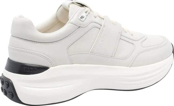 Leather And Technical Fabric Sneakers - Image 3