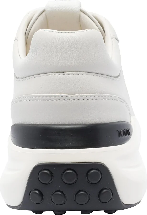 Leather And Technical Fabric Sneakers - Image 4