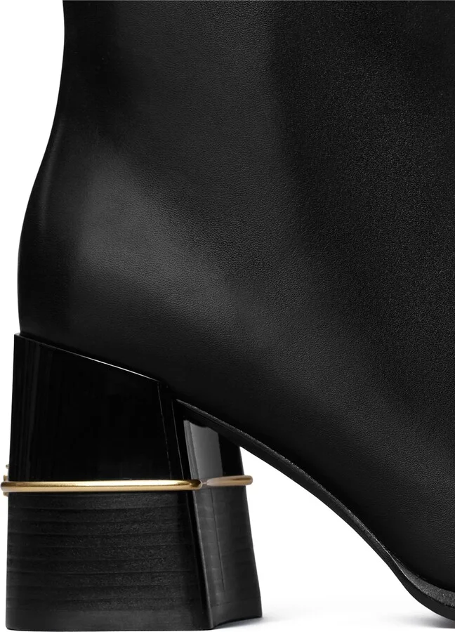 Leather Ankle Bootie - Image 3