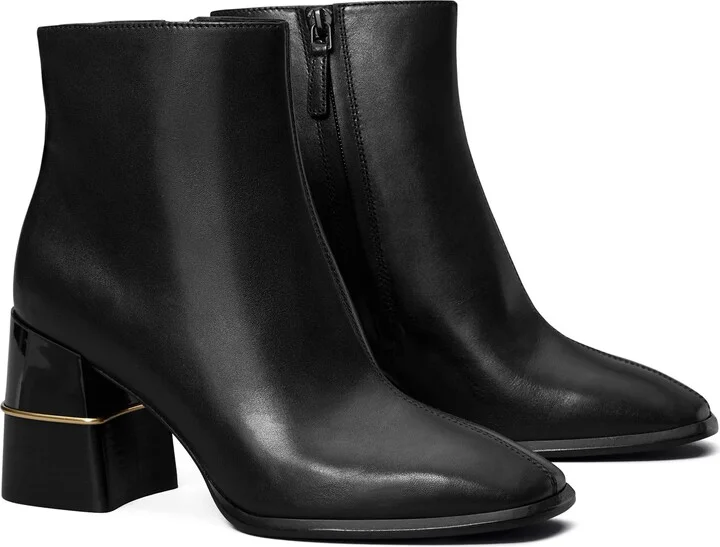 Leather Ankle Bootie