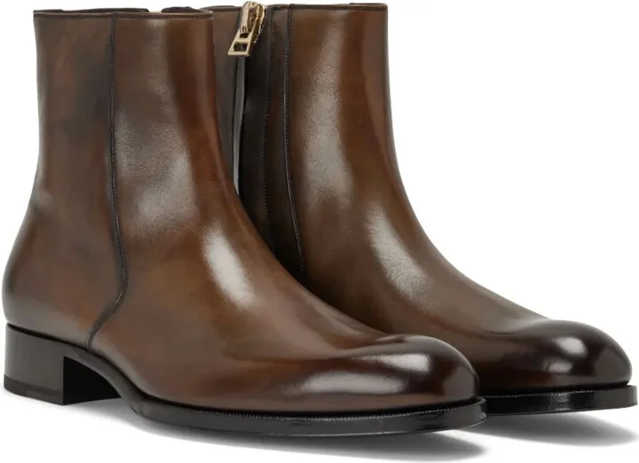 Leather Ankle Boots - Image 2