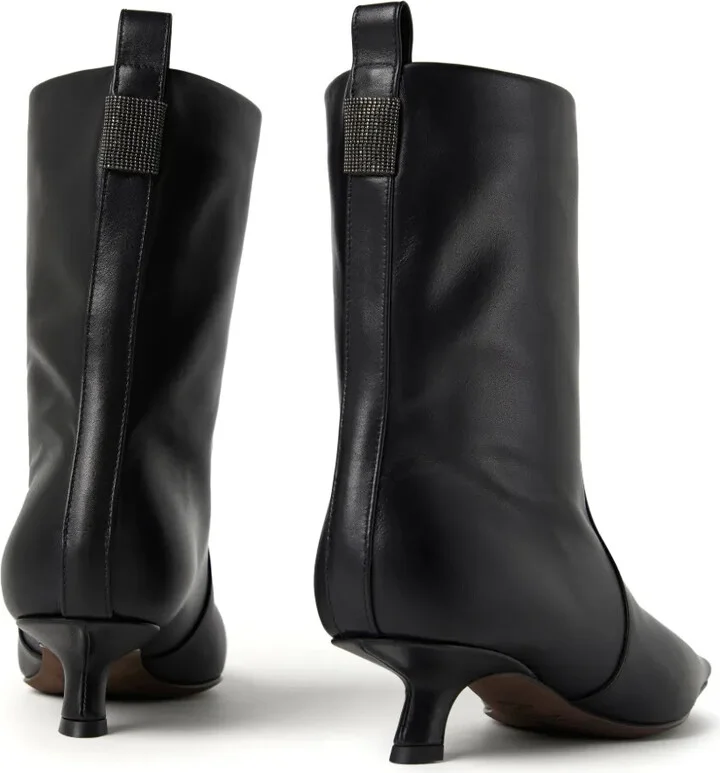 Leather Ankle Boots - Image 4