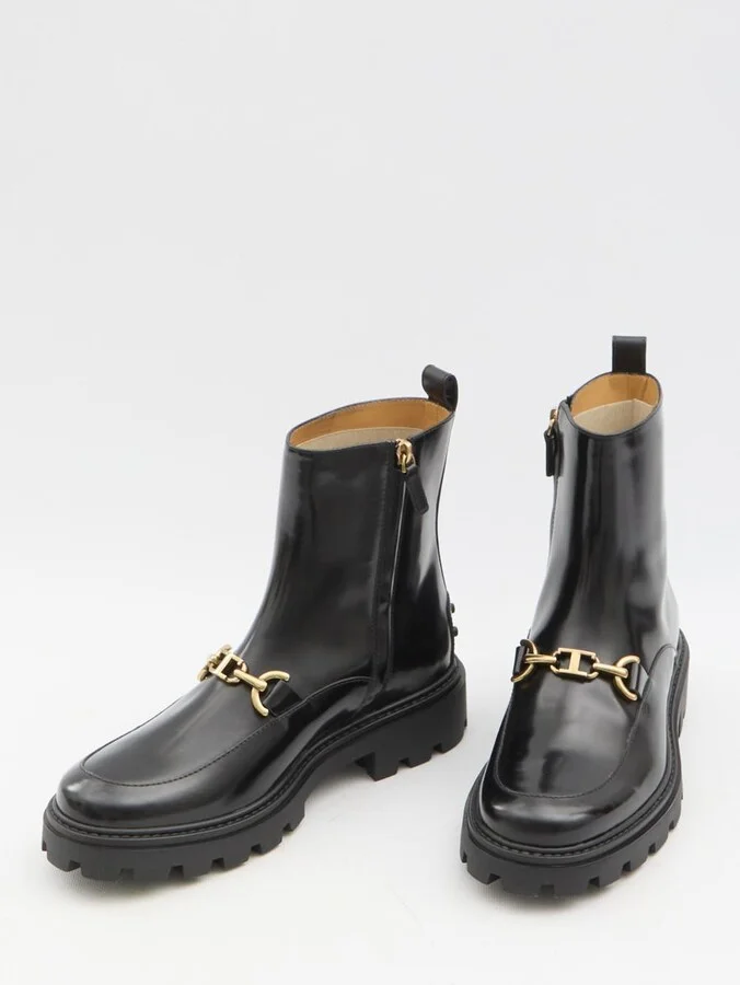 Leather Ankle Boots - Image 5