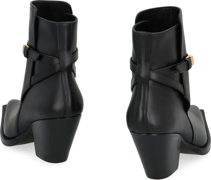 Leather Ankle Boots - Image 4