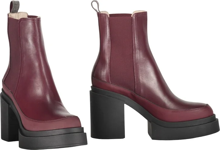 Leather Ankle Boots - Image 2