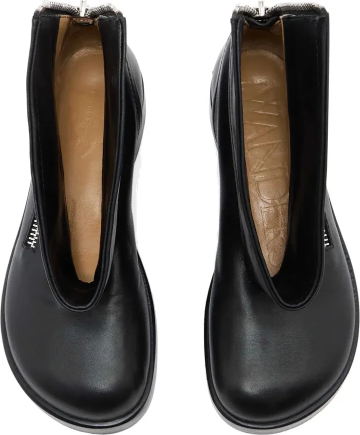 Leather Ankle Boots - Image 4