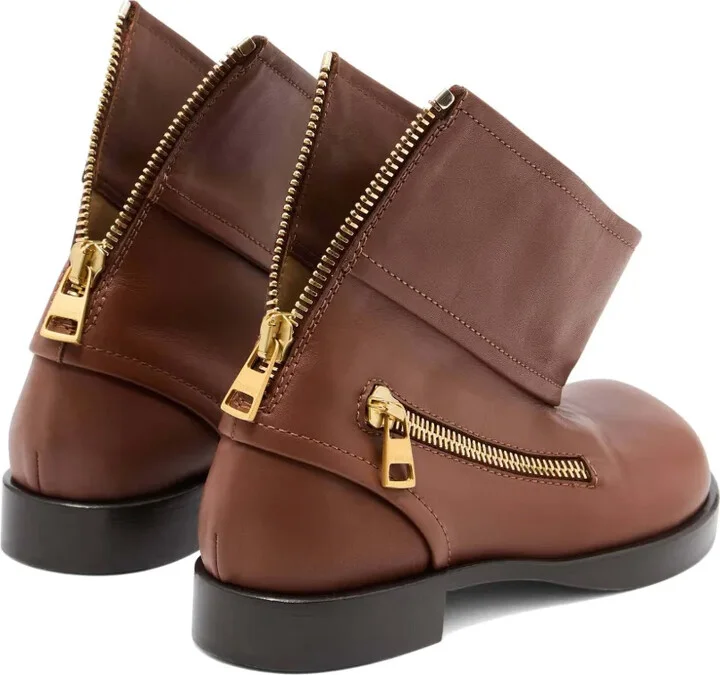 Leather Ankle Boots - Image 3