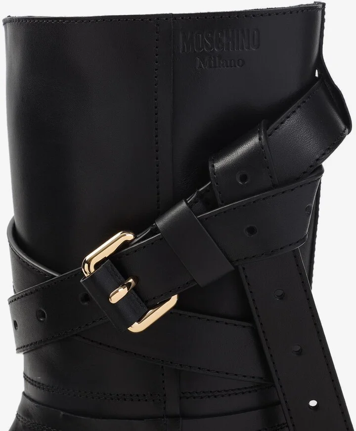 Leather Ankle Boots - Image 3