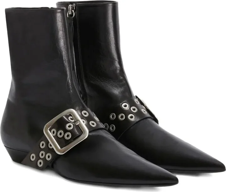 Leather Ankle Boots - Image 2